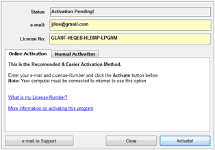 win buscafont activation online